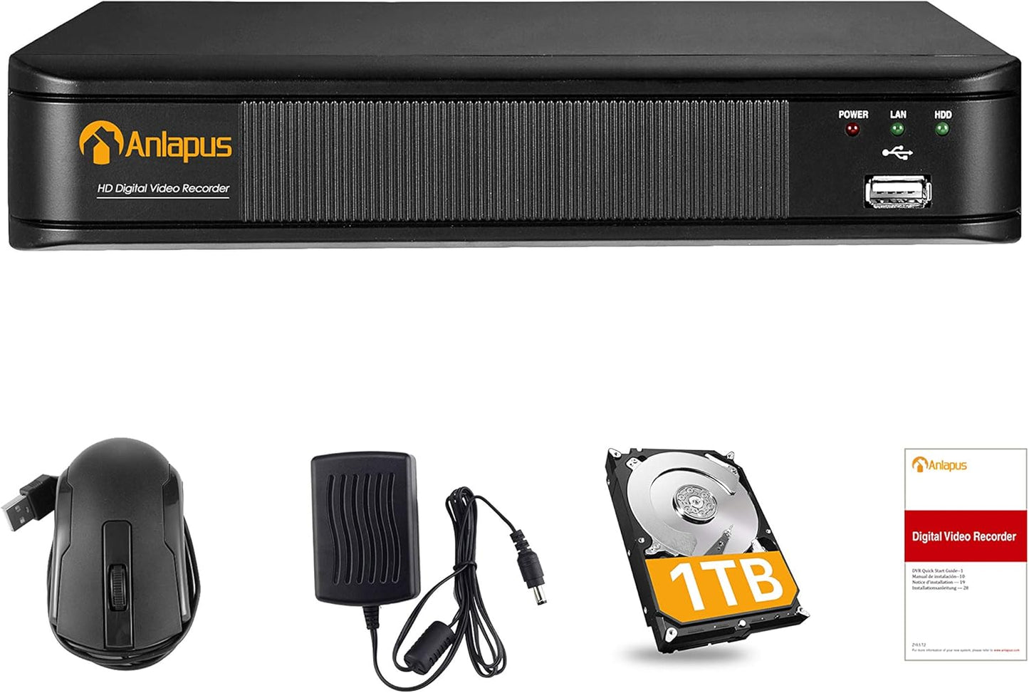 8 Kanal 1080P HD DVR Netzwerk Video Recorder, 8CH 1TB