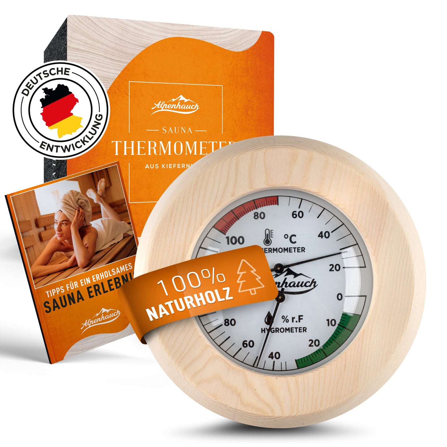 Sauna-Thermometer & Hygrometer