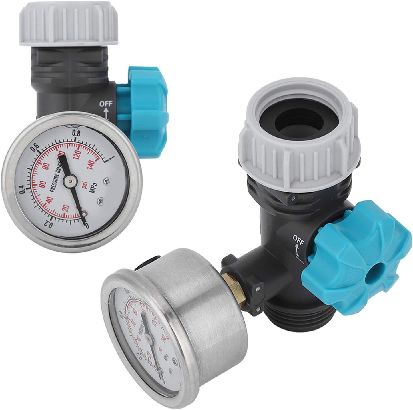 Wasserdruckregelventil mit Manometer
