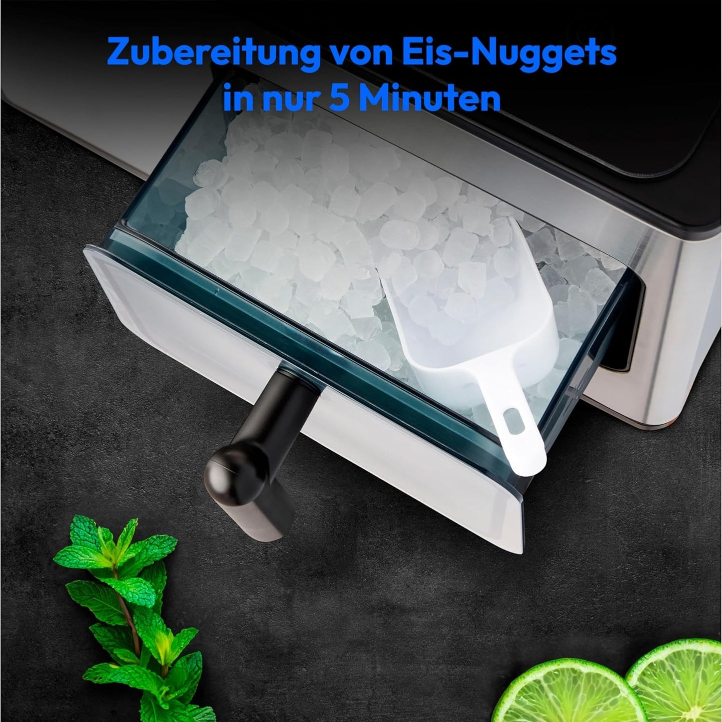 Eiswürfelmaschine MD11960 (Nugget & Crushed Ice), 15kg, Nugget | Crush