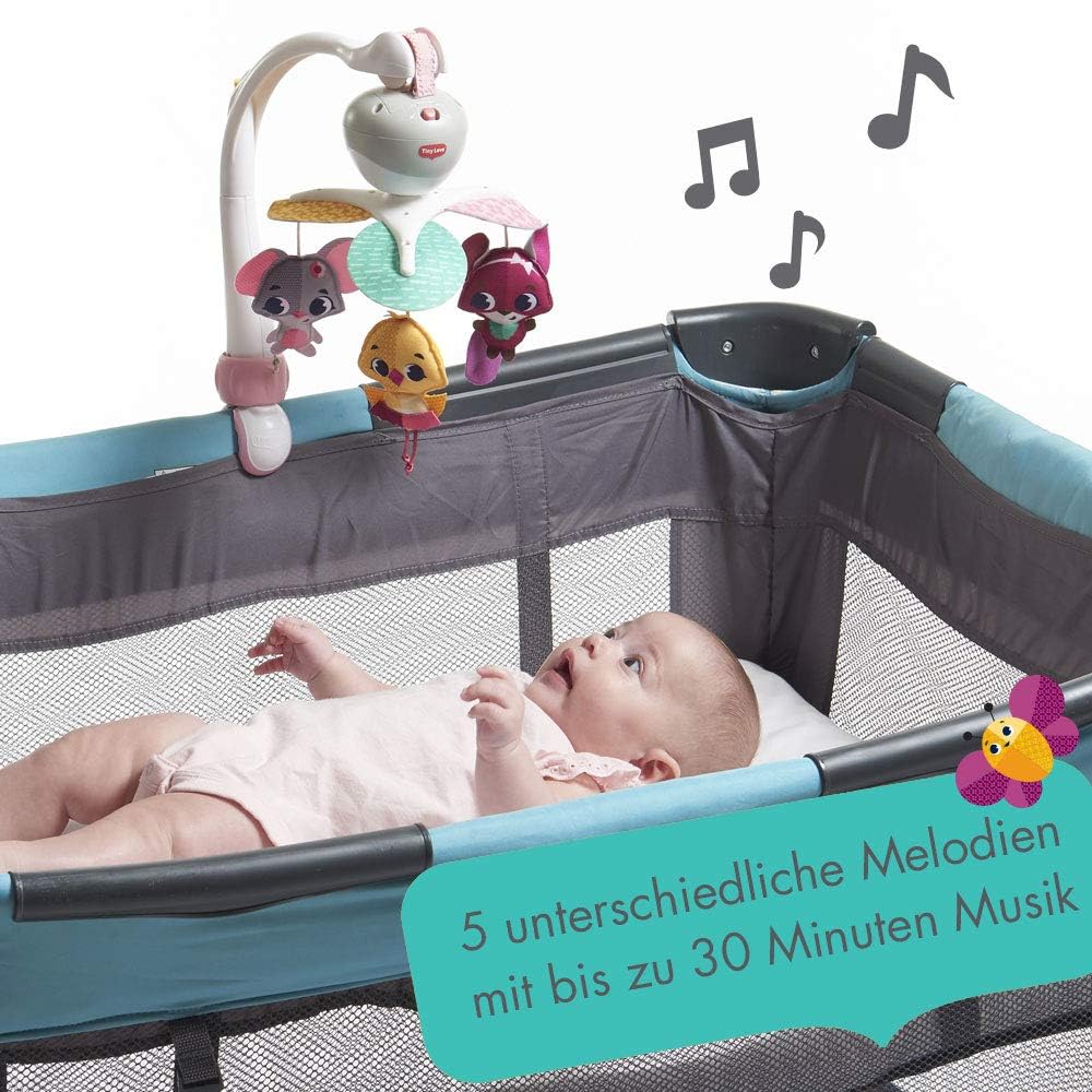 3-in-1 Musik-Mobile für Babybett, mehrfarbig, Mehrfarbig