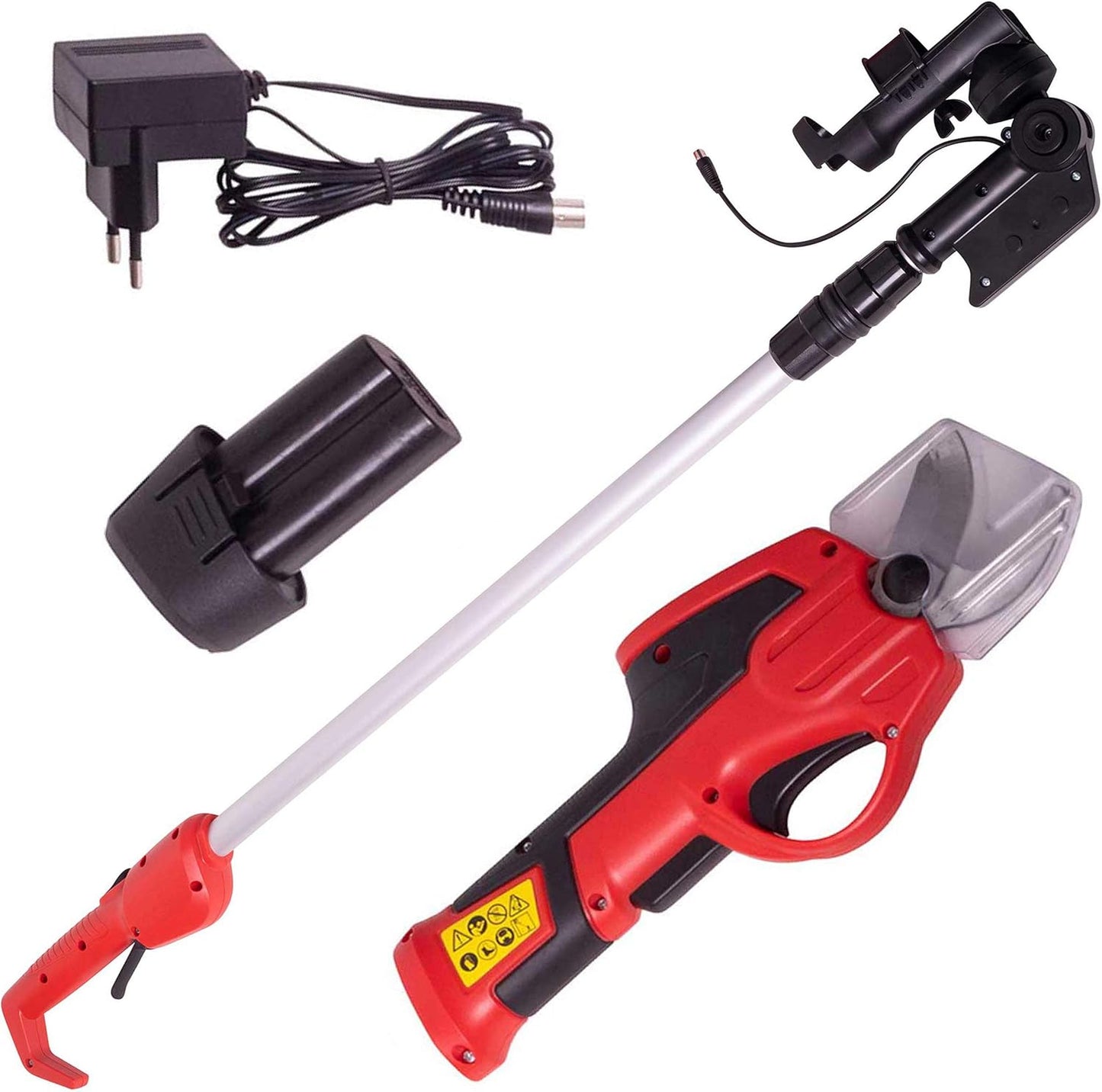 Elektrische Gartenschere mit Teleskopstiel, Gartenschere mit Teleskopstiel