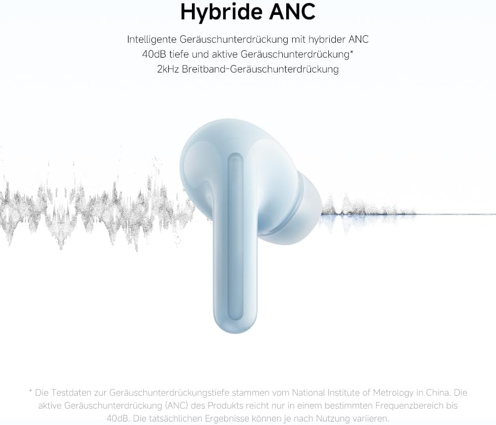 Redmi Buds 6 Lite In-Ear Kopfhörer mit Active Noise Cancelling, buds 6 lite Schwarz