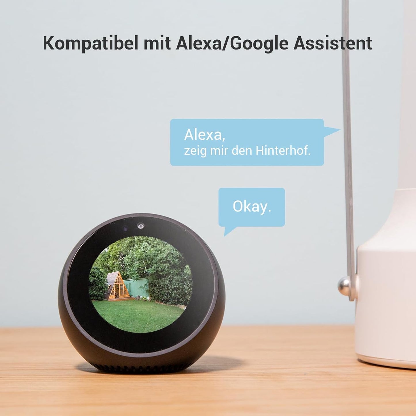 WLAN Überwachungskamera mit Nachtsicht, 2mp mit Audioempfang