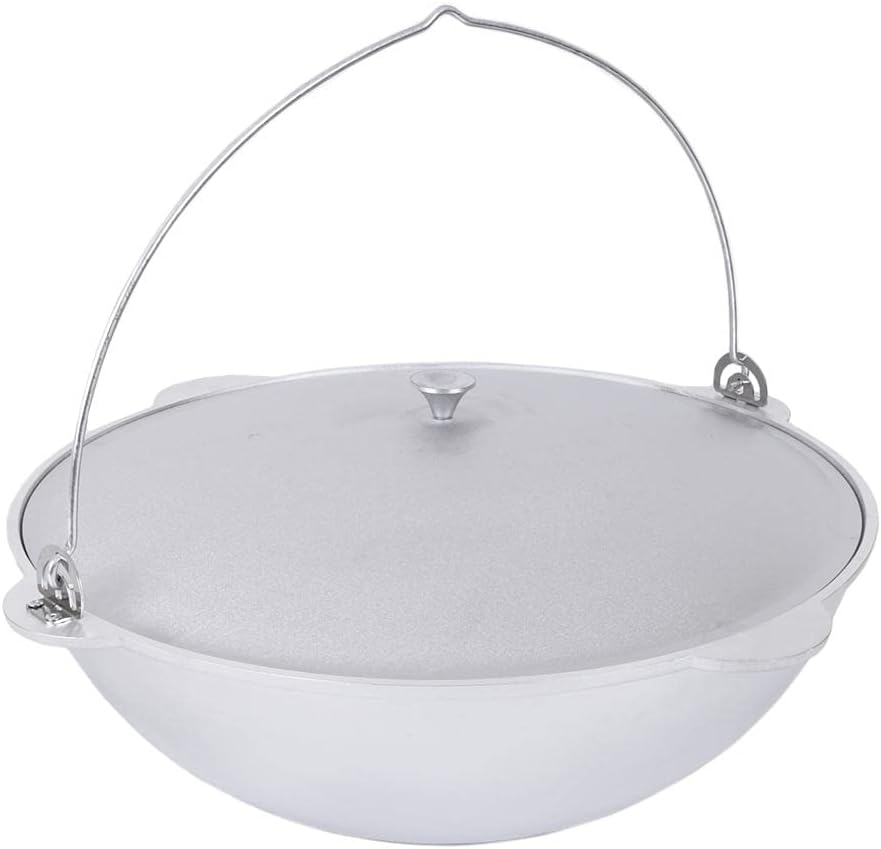 Kazan Wok-Topf mit Deckel, 15 L