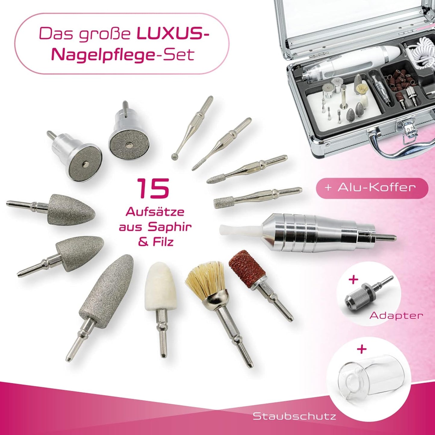 52248 Maniküre-Pediküre-Set, Deluxe