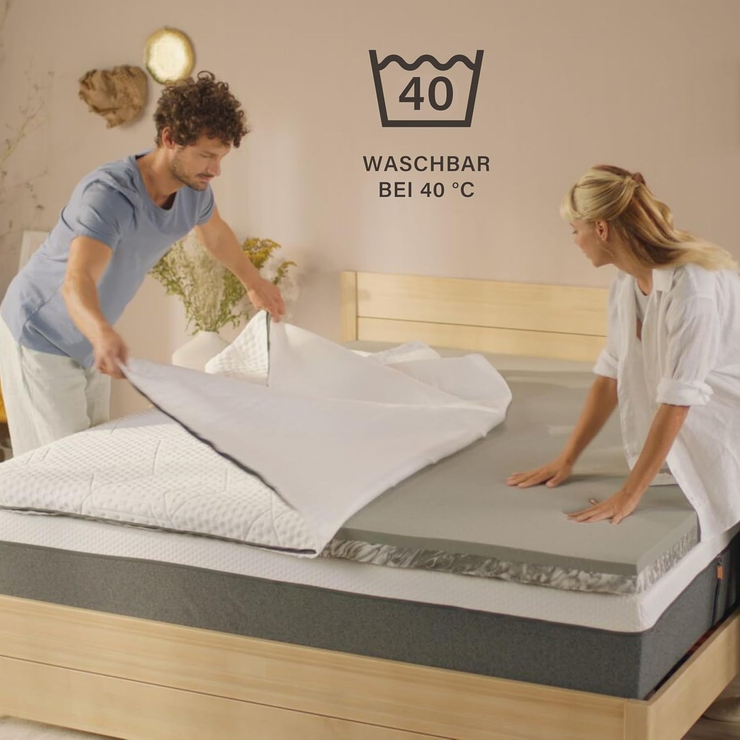 Matratzenauflage, 90x200 cm, Premium - Originalcover 90 x 200 cm
