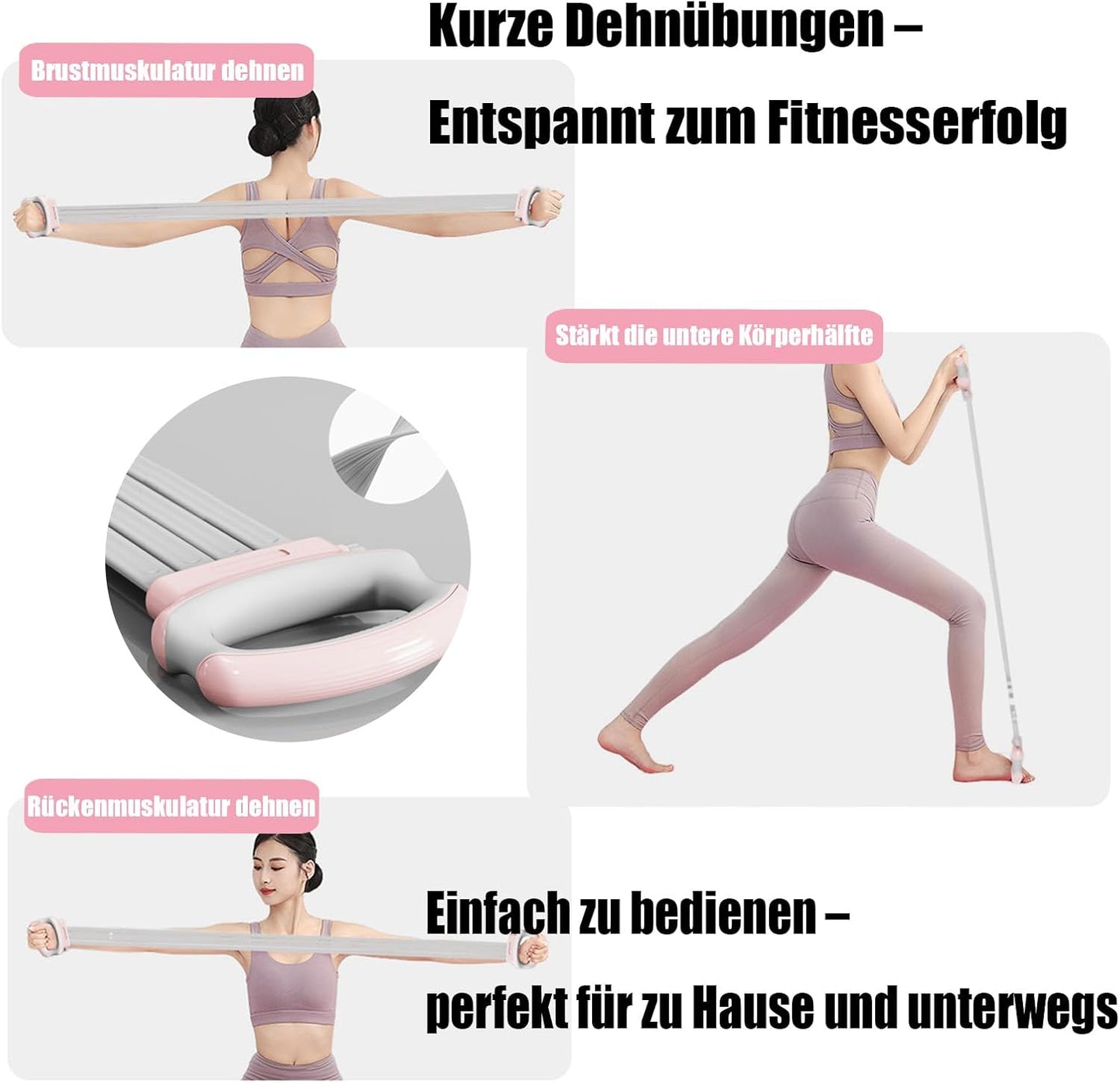 Verstellbarer Expander, Rosa