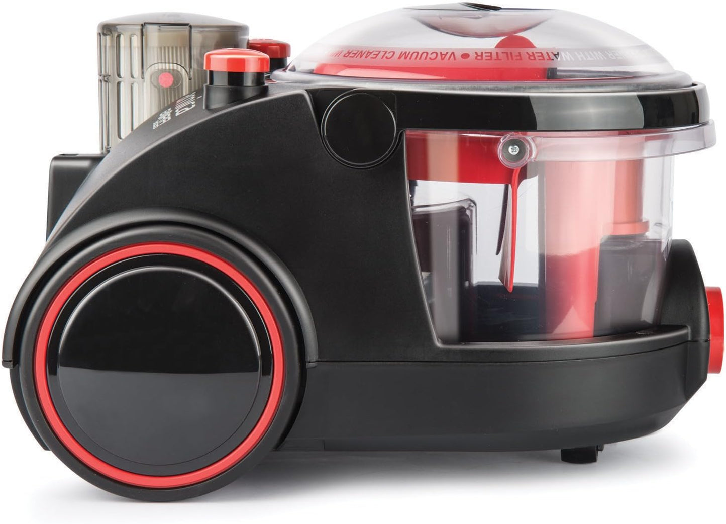 Bora 5000 - Wasserstaubsauger mit HEPA-Filter 13 für Allergiker, Basisgerät Bora Rot / Schwarz