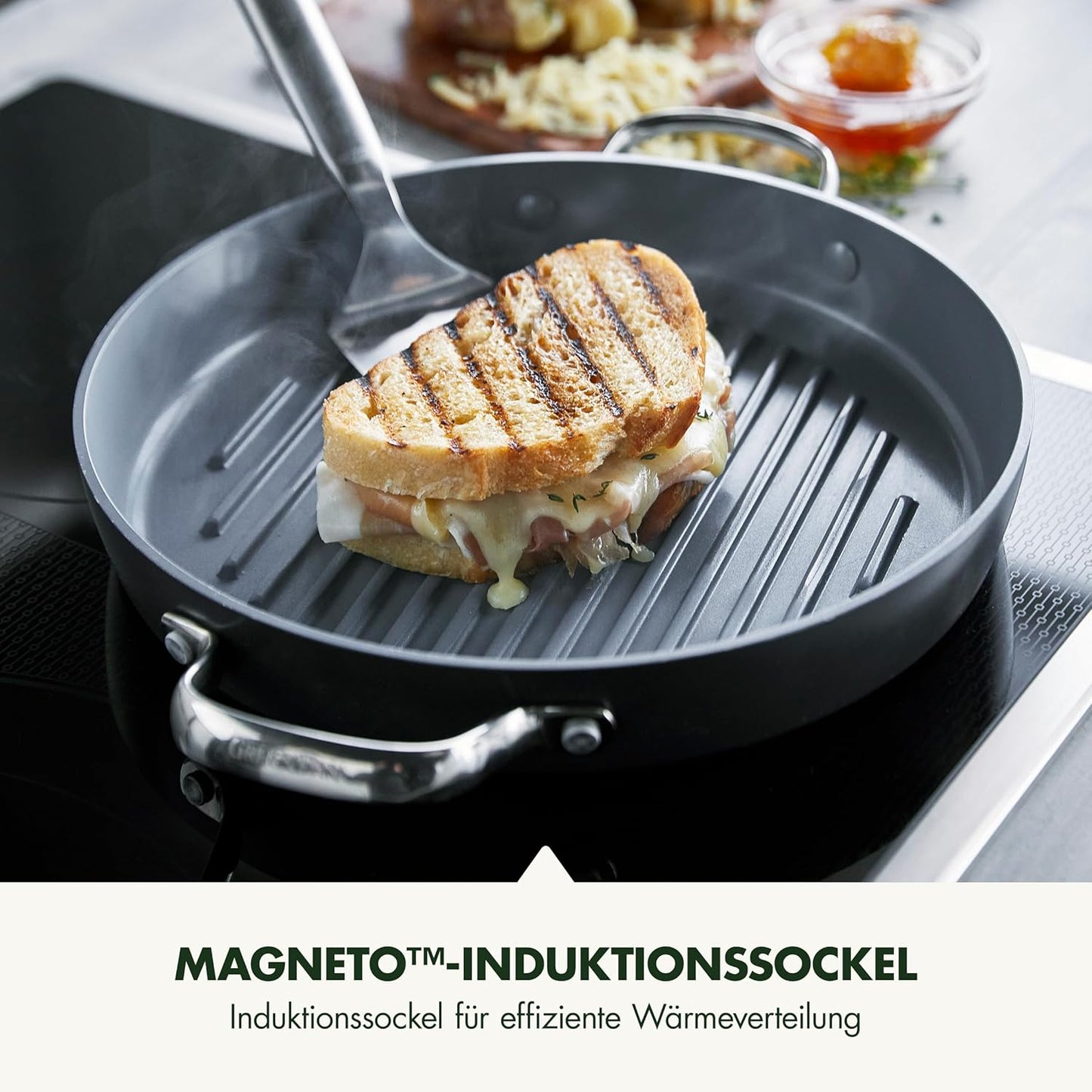 Grillpfanne, 28 cm, Quad. Grillfpfanne 28 cm