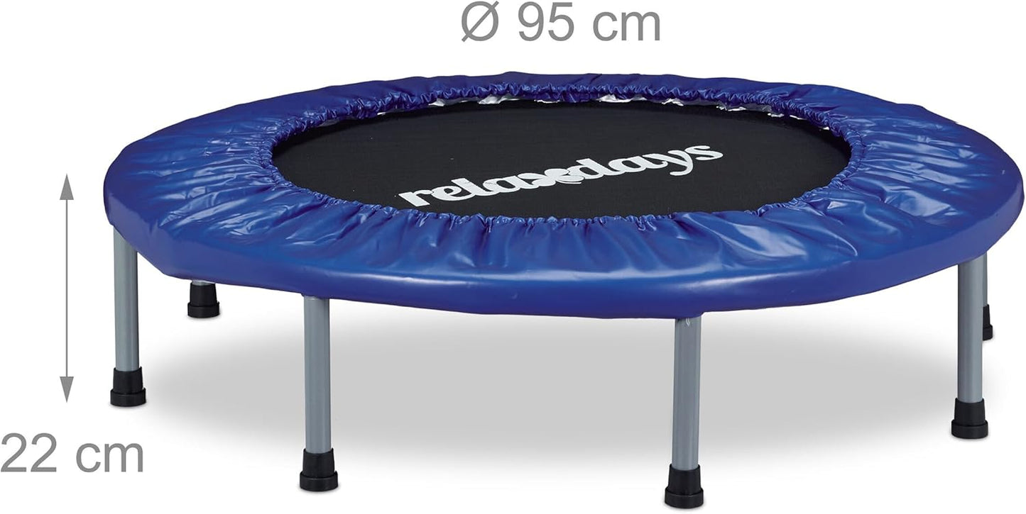 Trampolin, Blau 95 cm