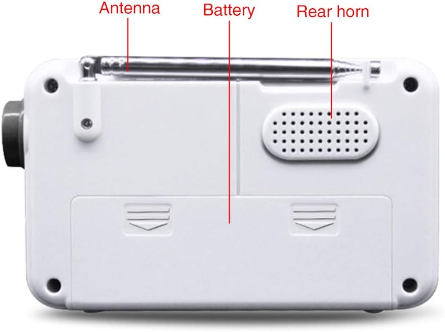 Tragbares Duschradio mit LCD & Kopfhörer-Anschluss, 5.91x1.38x3.54 inch