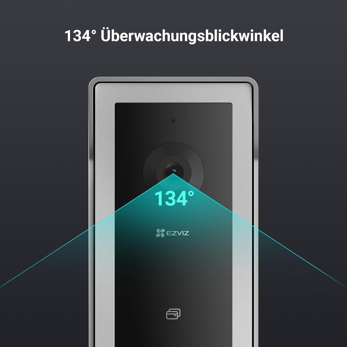 Video-Türsprechanlage CP5 mit Farb-Touchscreen, Grau