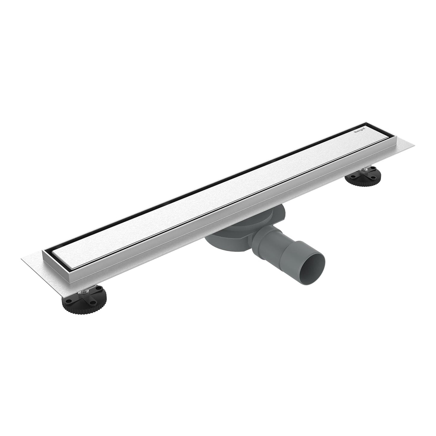 Duschrinne Komplettset 50 cm, Extra Flach, 50 CM
