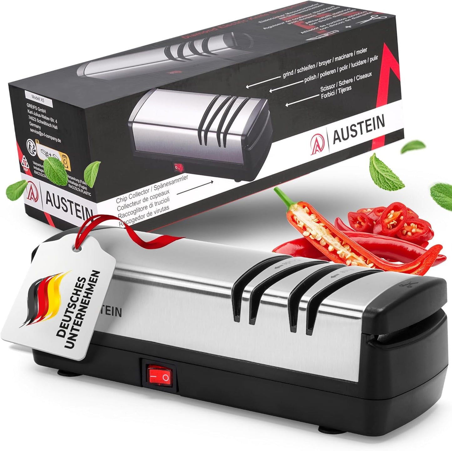 Elektrischer Messerschärfer
