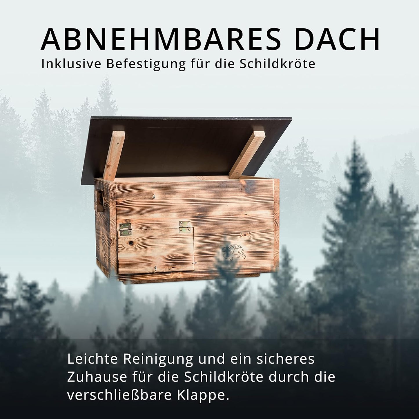 Schildkrötenhaus, Gebrannt