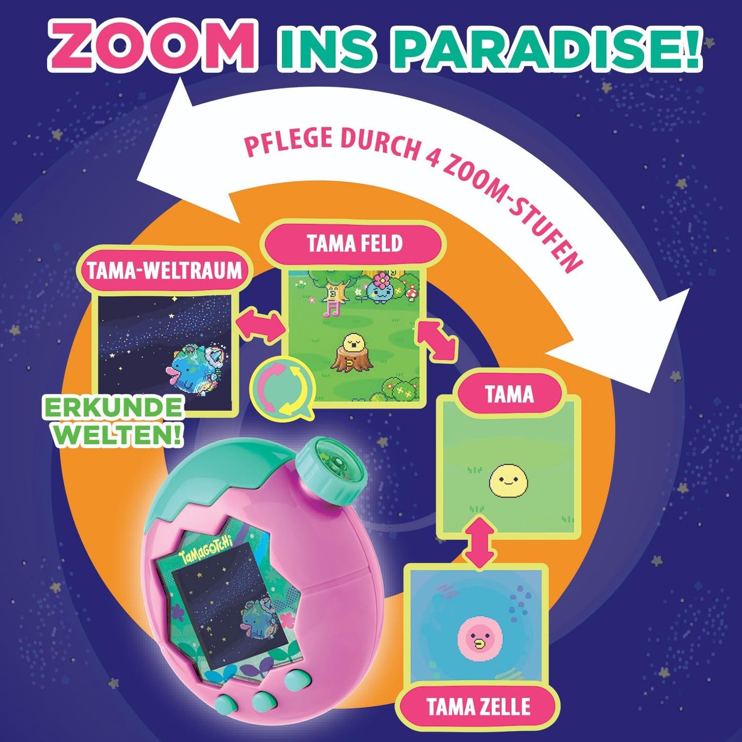 Tamagotchi Paradise Water, Blau