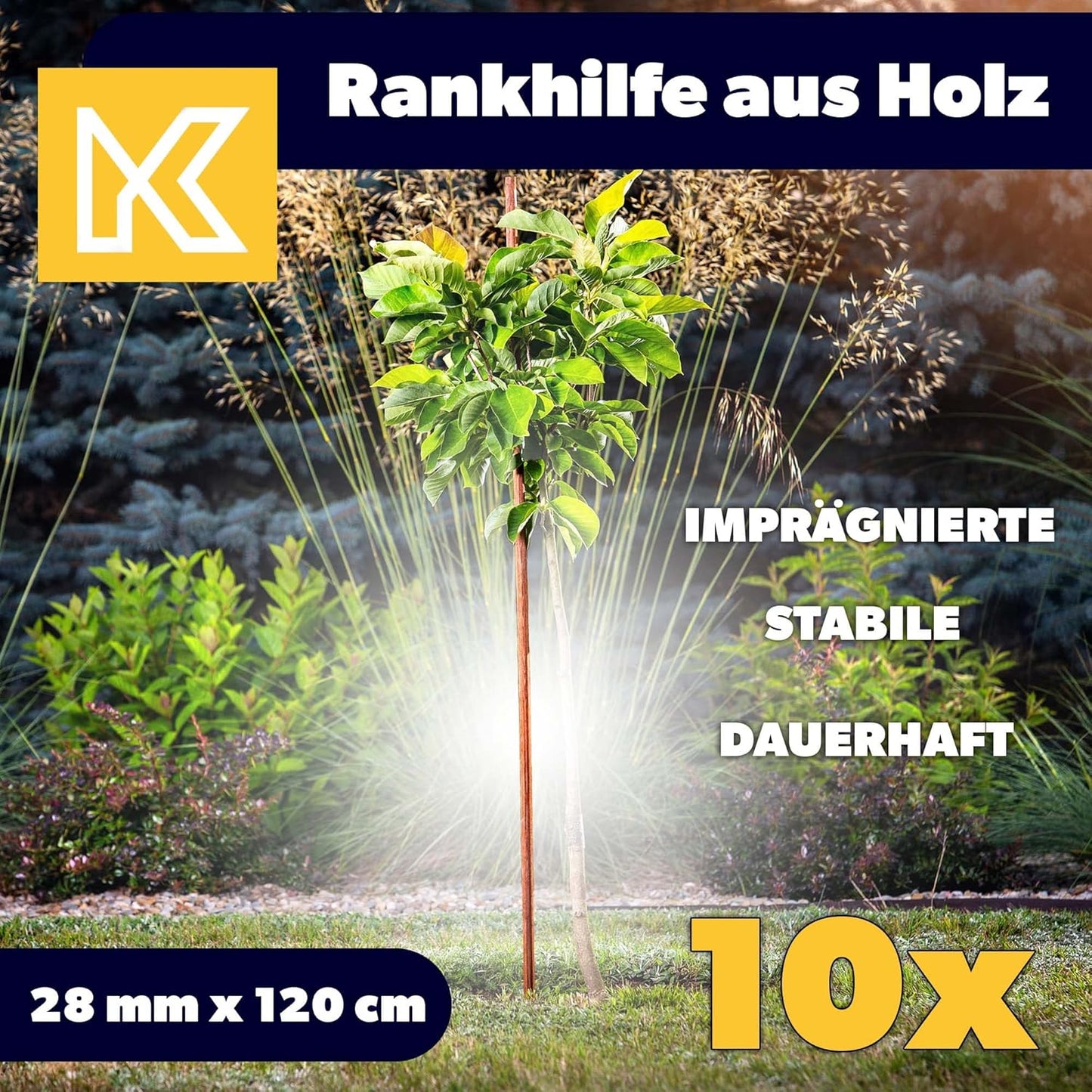 Rankhilfe, 10 28mm x 120cm