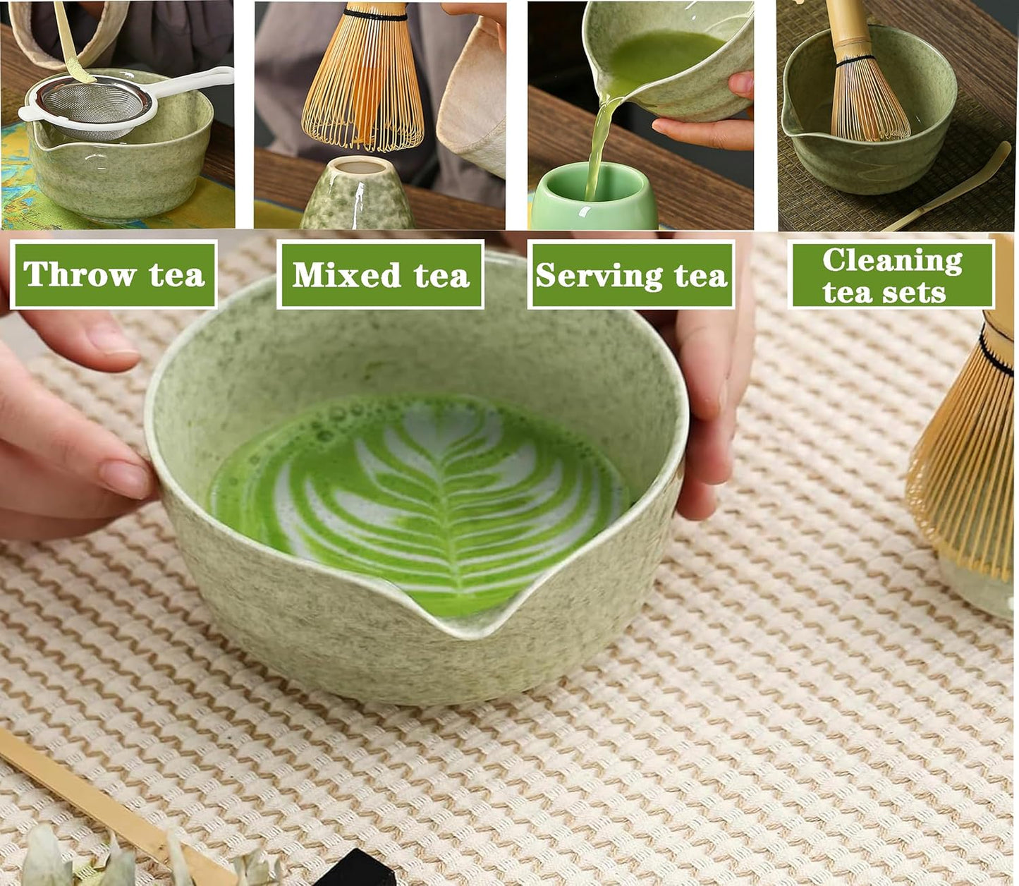 4-teiliges Matcha-Set