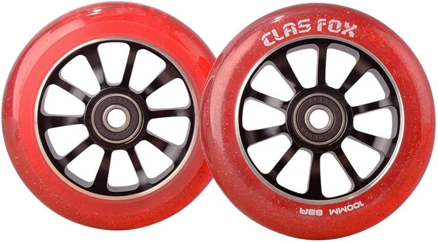 Pro Stunt Scooter Rollen, Transparent rot