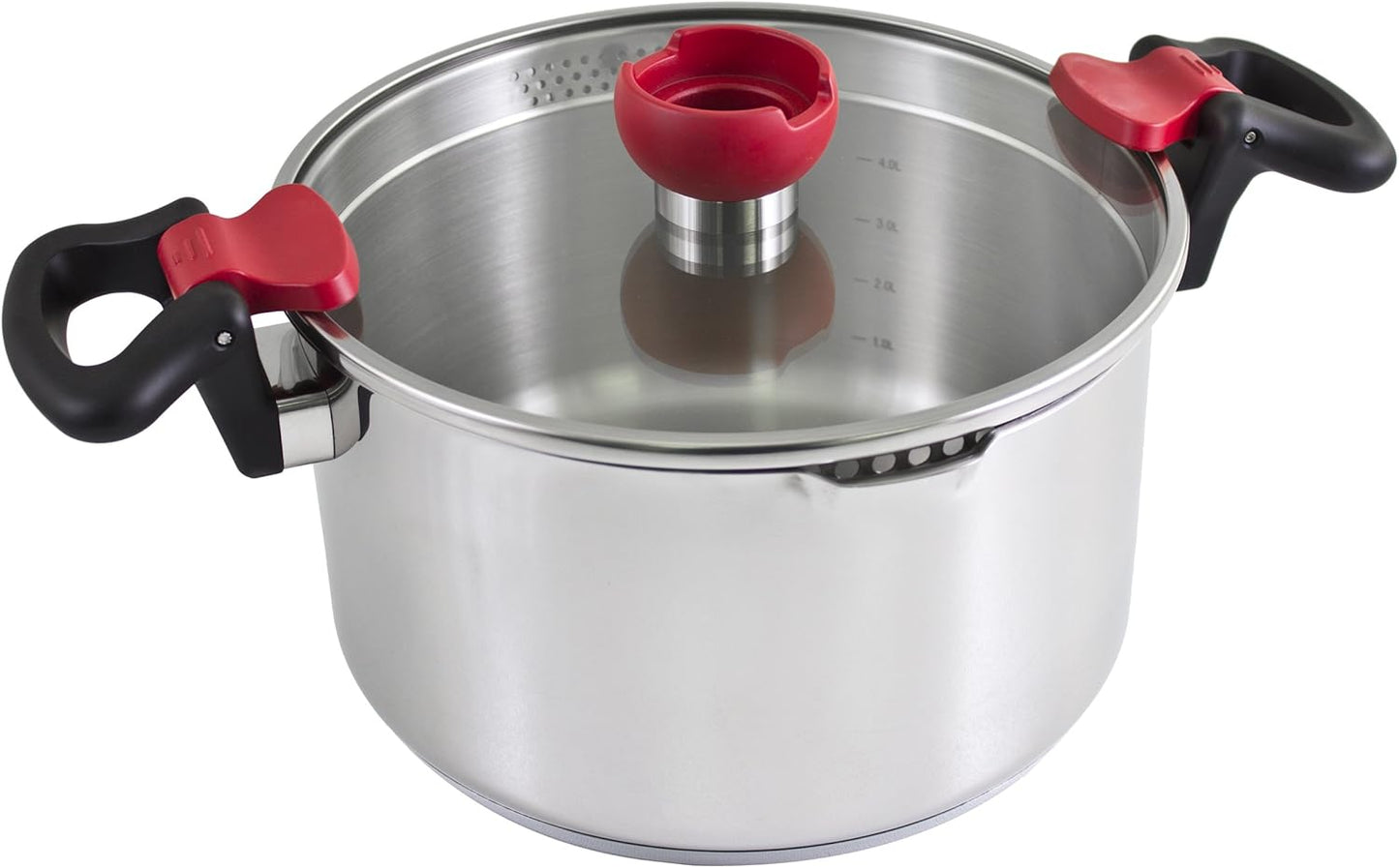 11-teiliges Kochtopf-Set mit Siebfunktion, 11-teilig