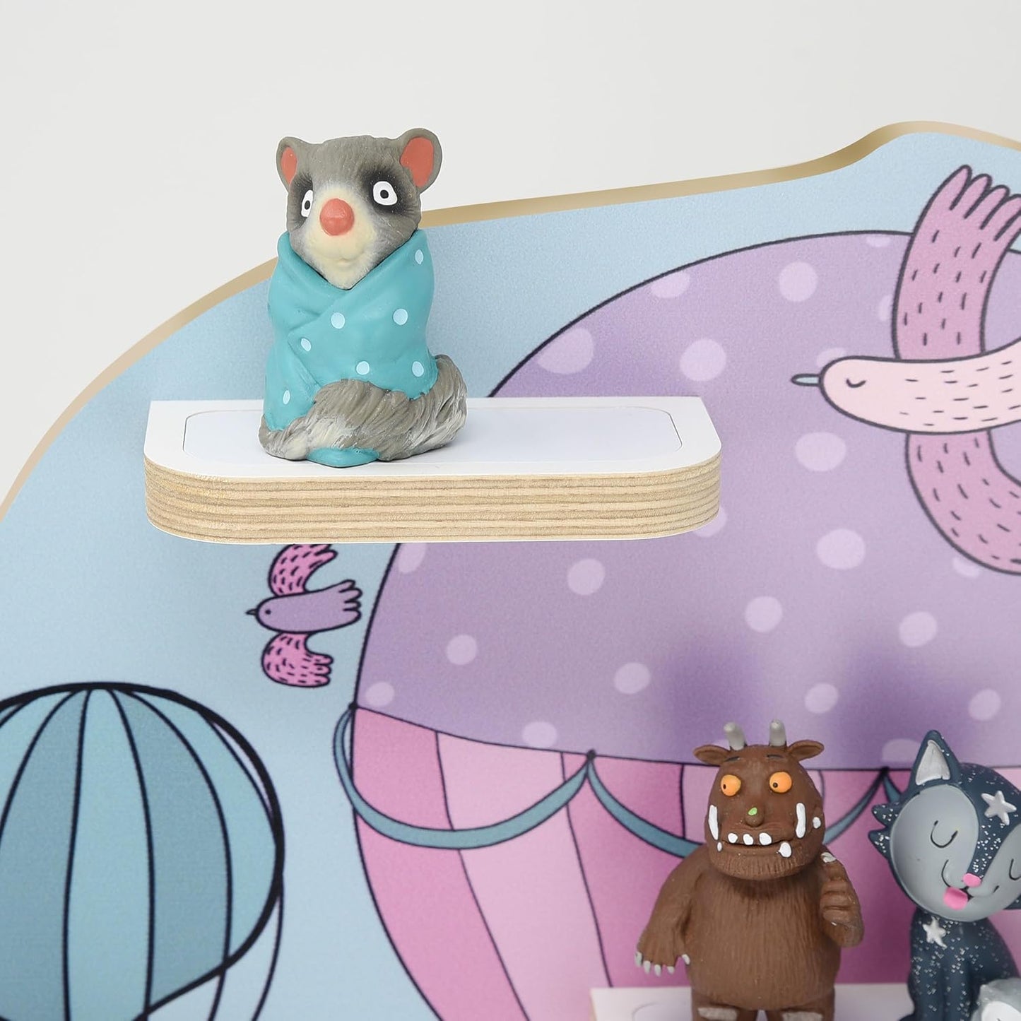 Kinder Regal für Musikbox & Tonie-Aufbewahrung, Mittel Oben