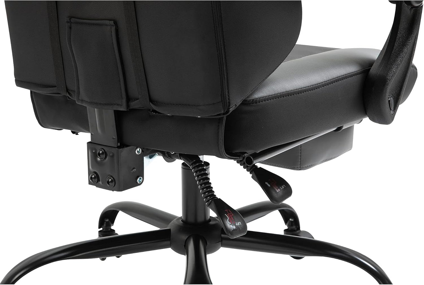 Gamingstuhl mit Fussstütze