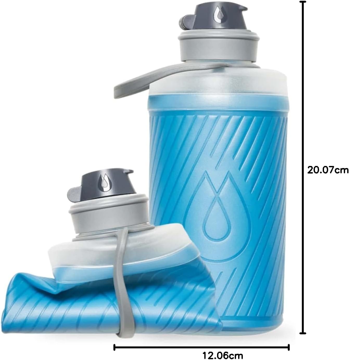 Faltbare Trinkflasche, Flux 750 ml, Tahoe Blau 750 ml