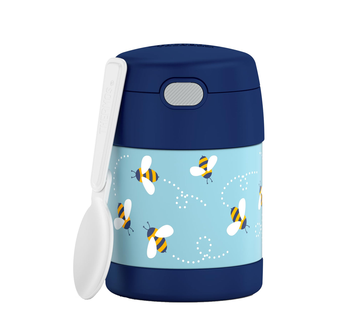 Thermobehälter für Kinderessen (0,3l, inkl. Löffel), Bees