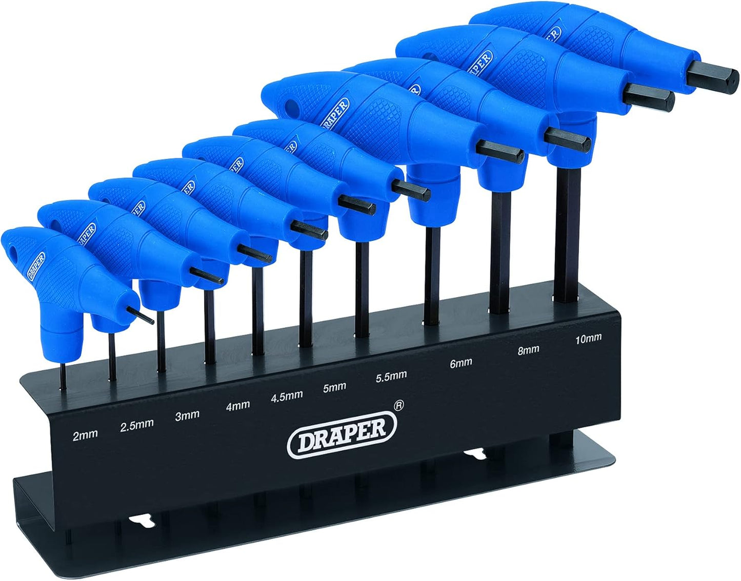 T-Griff Inbusschlüssel-Werkzeugsatz (10-teilig), 1 Blau