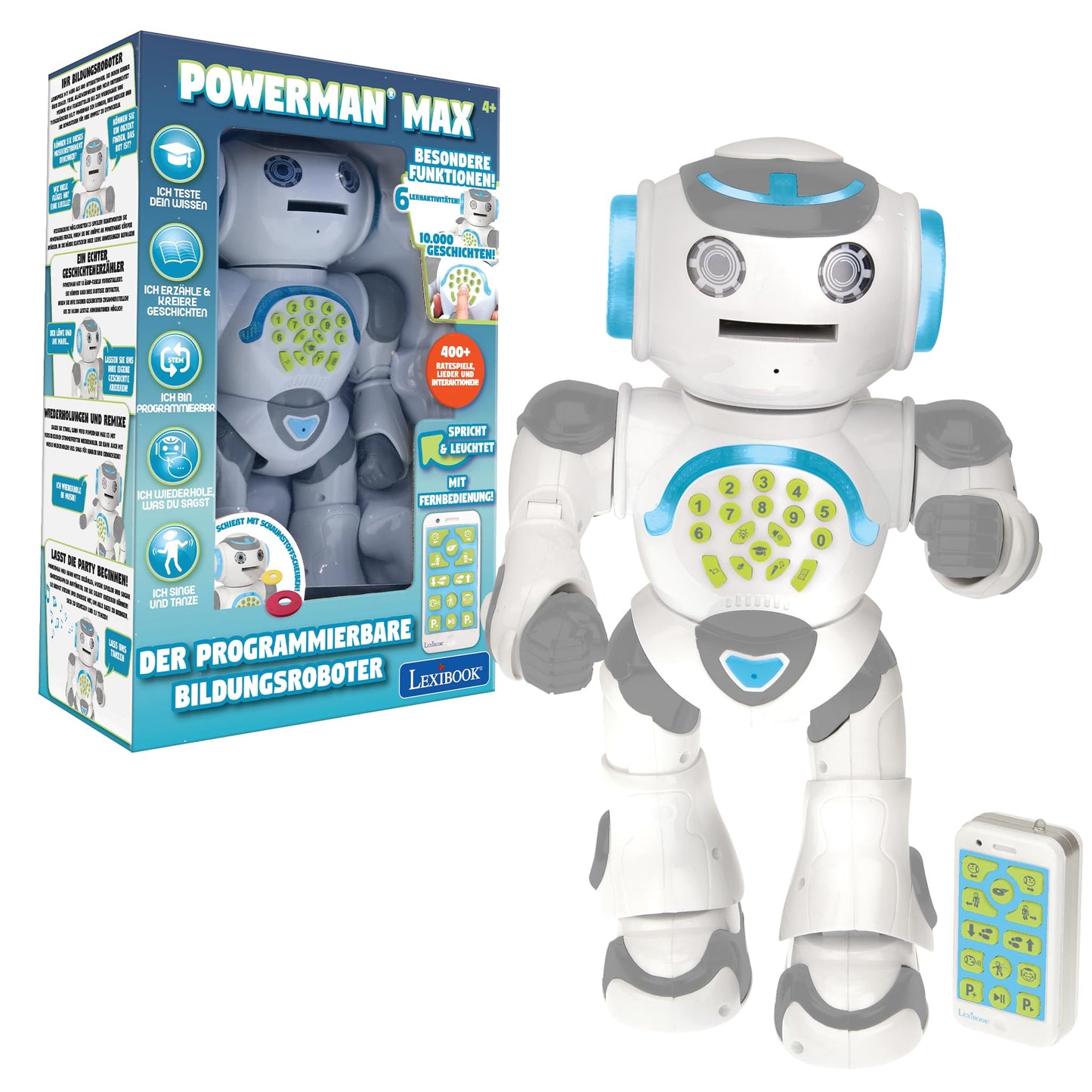 Powerman Max Spielzeugroboter mit Fernbedienung, Powerman Max