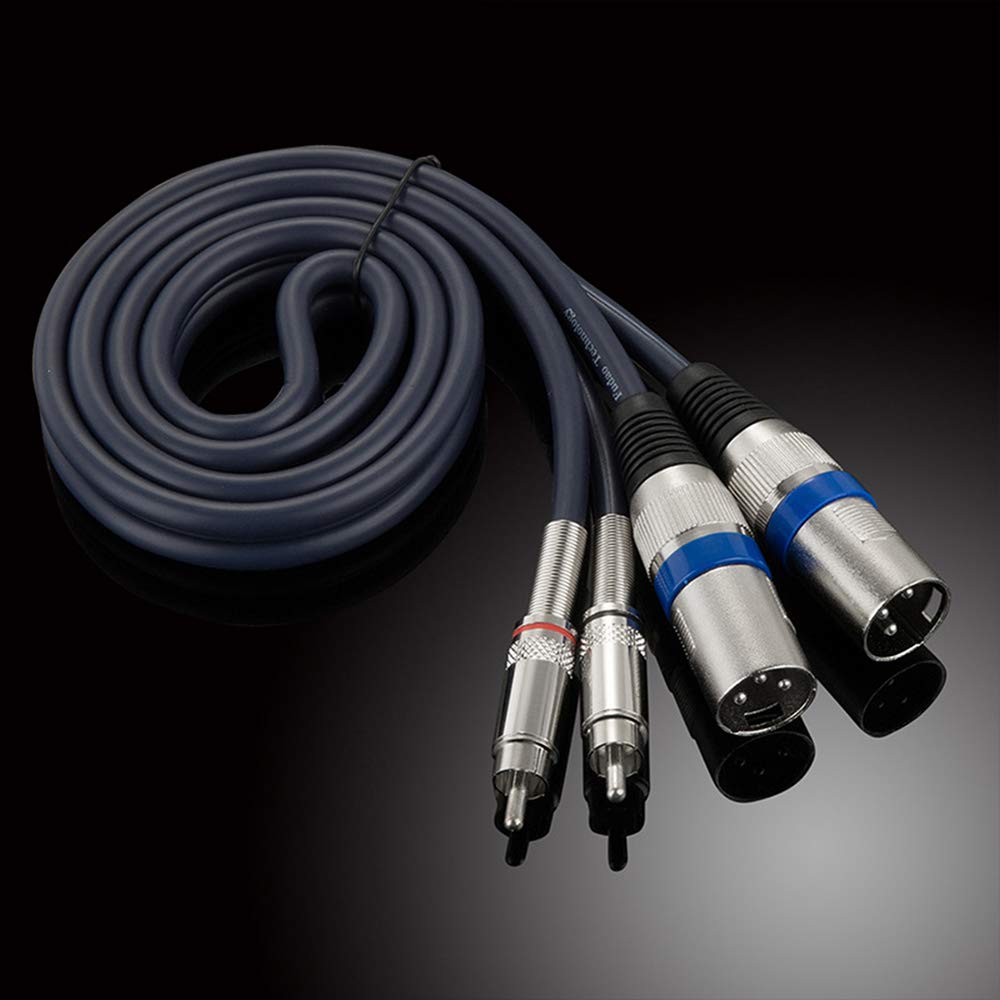 XLR auf Cinch HiFi Stereo Audiokabel (2×1 m), 1m