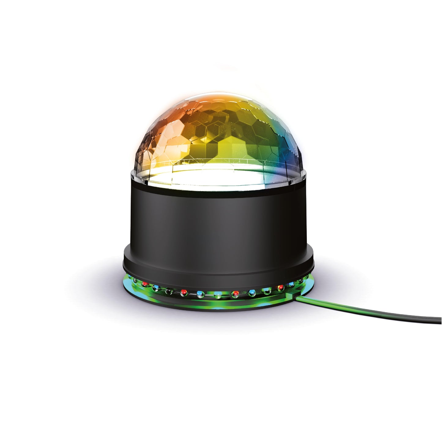 Astro M Discokugel mit 180° Drehung und RGB Lichteffekt, ASTRO M Discokugel