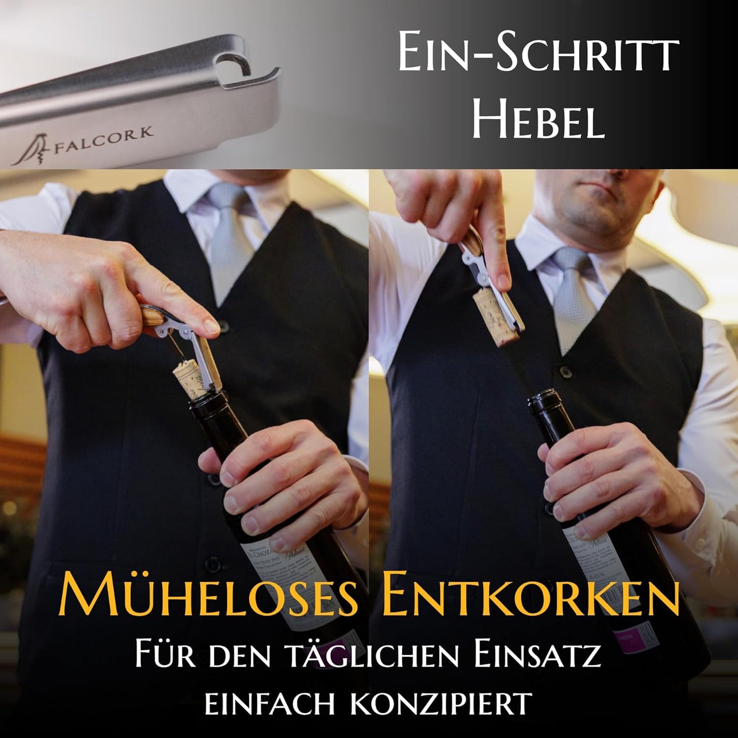 Kellnermesser aus Olivenholz