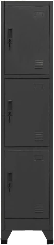 Schliessfachschrank, Anthrazit