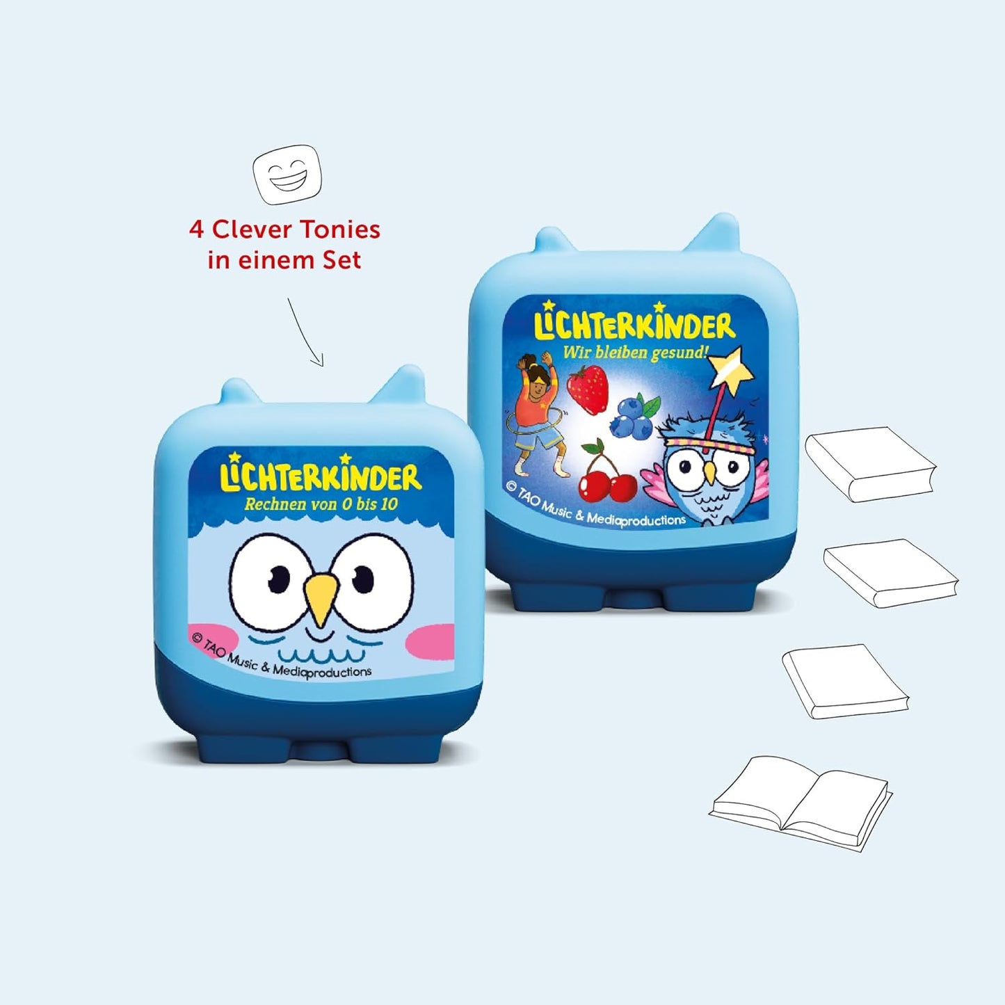 Clever Tonie Lichterkinder - Lernen mit Liki & Lumi 4er Set