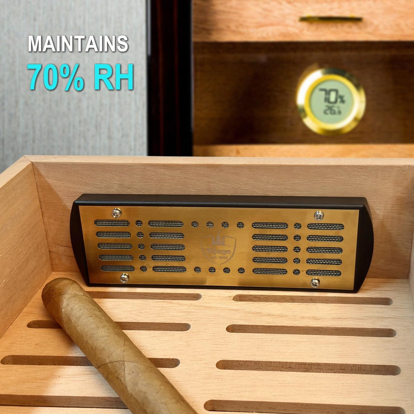 Humidor Befeuchter & Lösung Combo (Reisegrösse), Large