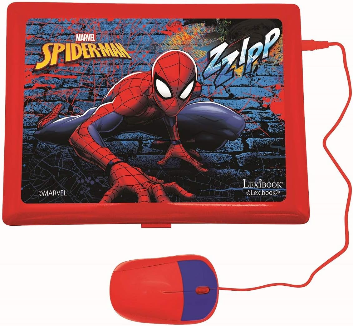 Marvel Spiderman Lern-Laptop mit 124 Aktivitäten, Spider-Man