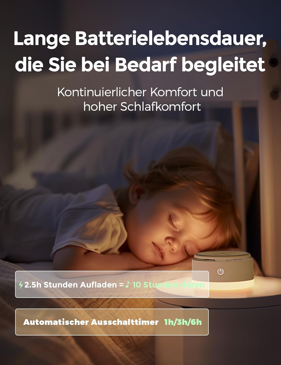 Geräuschmaschine für Babys, Yellow