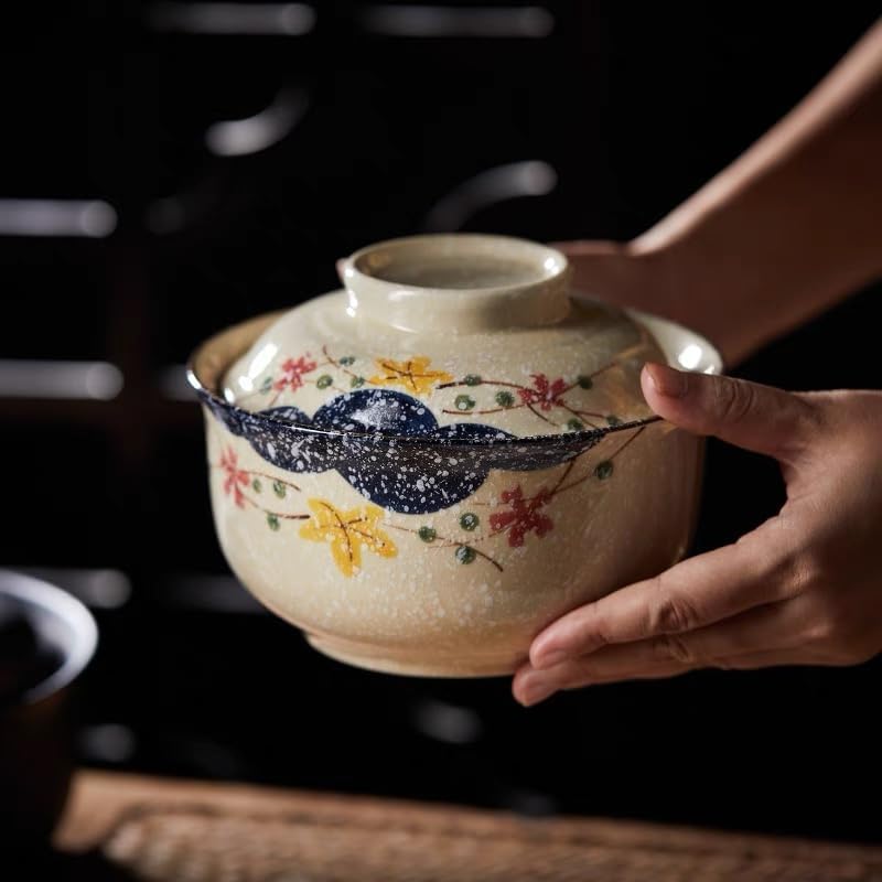 Ramen Bowl Set mit Deckel, Style B