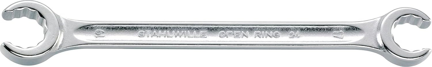 Doppelringschlüssel, 22 x 24 mm Silber