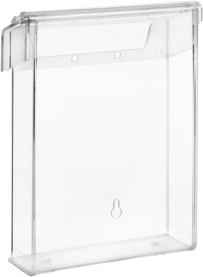 DIN A5 Flyerhalter wetterfest mit Deckel