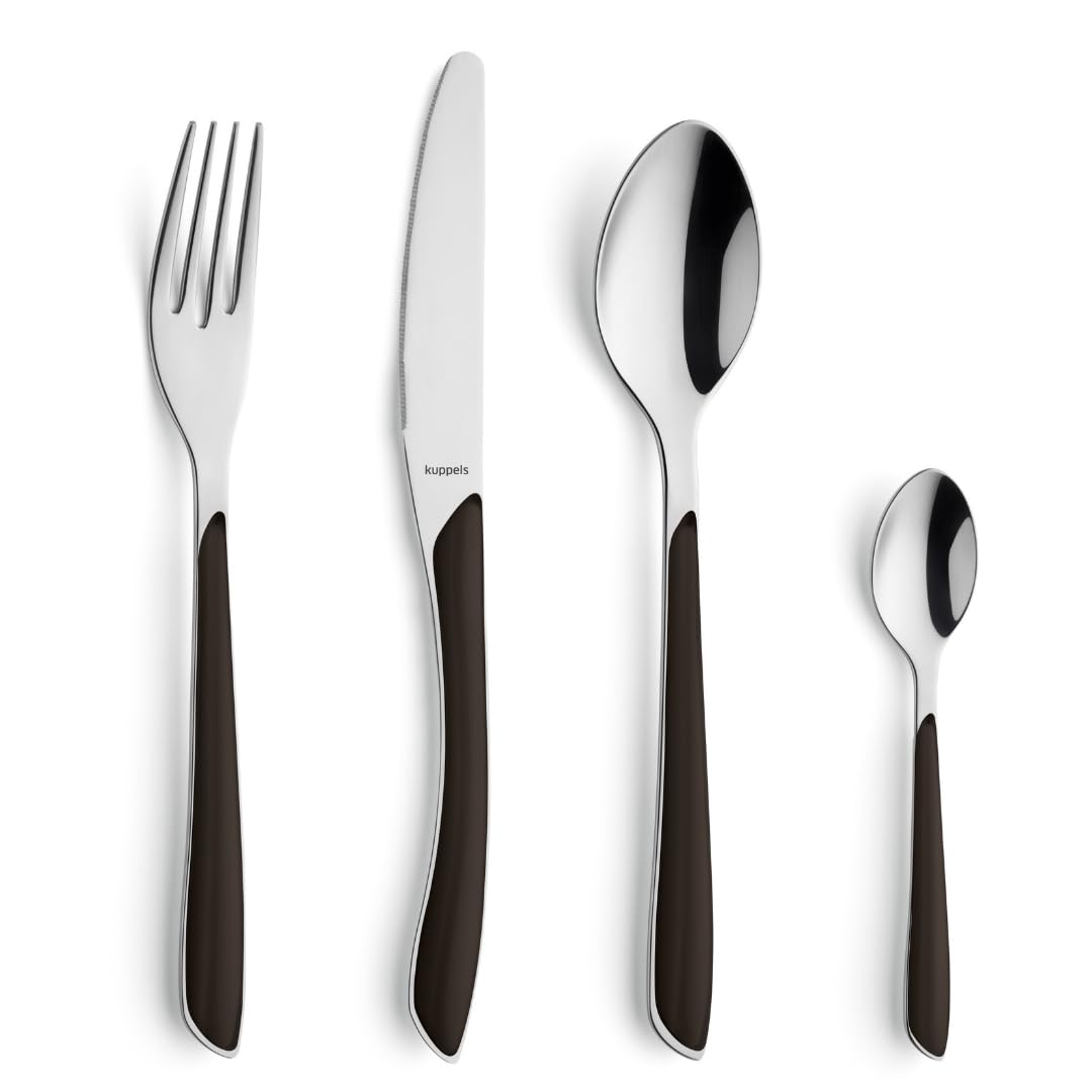 Besteckset 2 2214 Prisma, 24-teilig Schwarz | 24-teilig