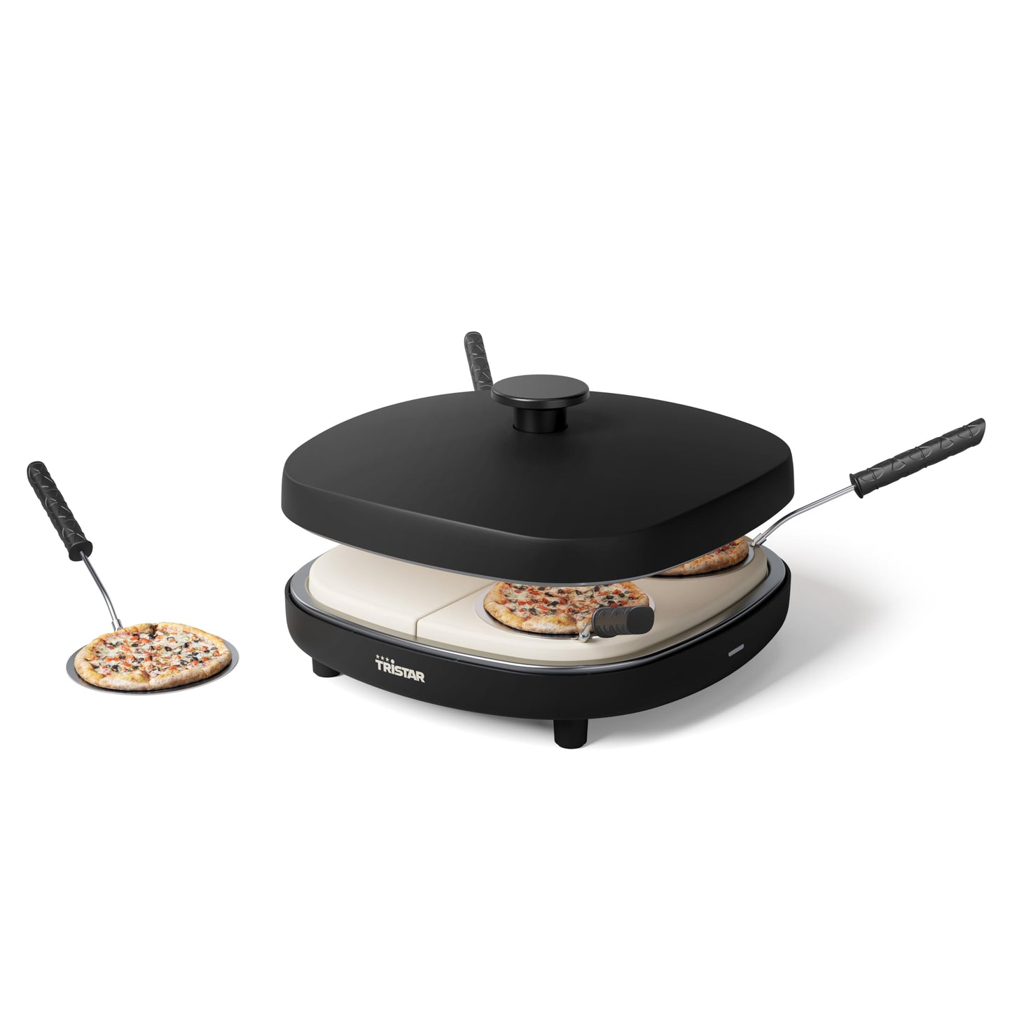 Pizza Maker, 28.5 x 28.5 x 17.5 cm Schwarz