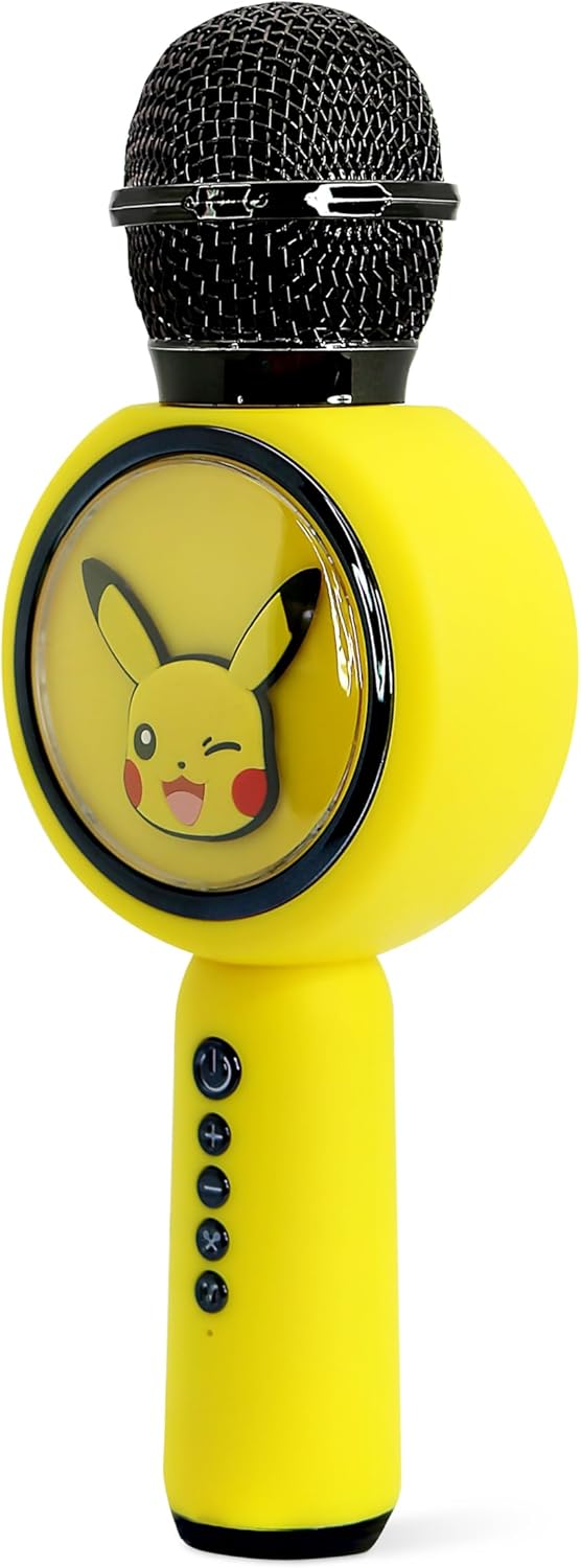 Pikachu Karaoke-Mikrofon mit Lautsprecher und LED