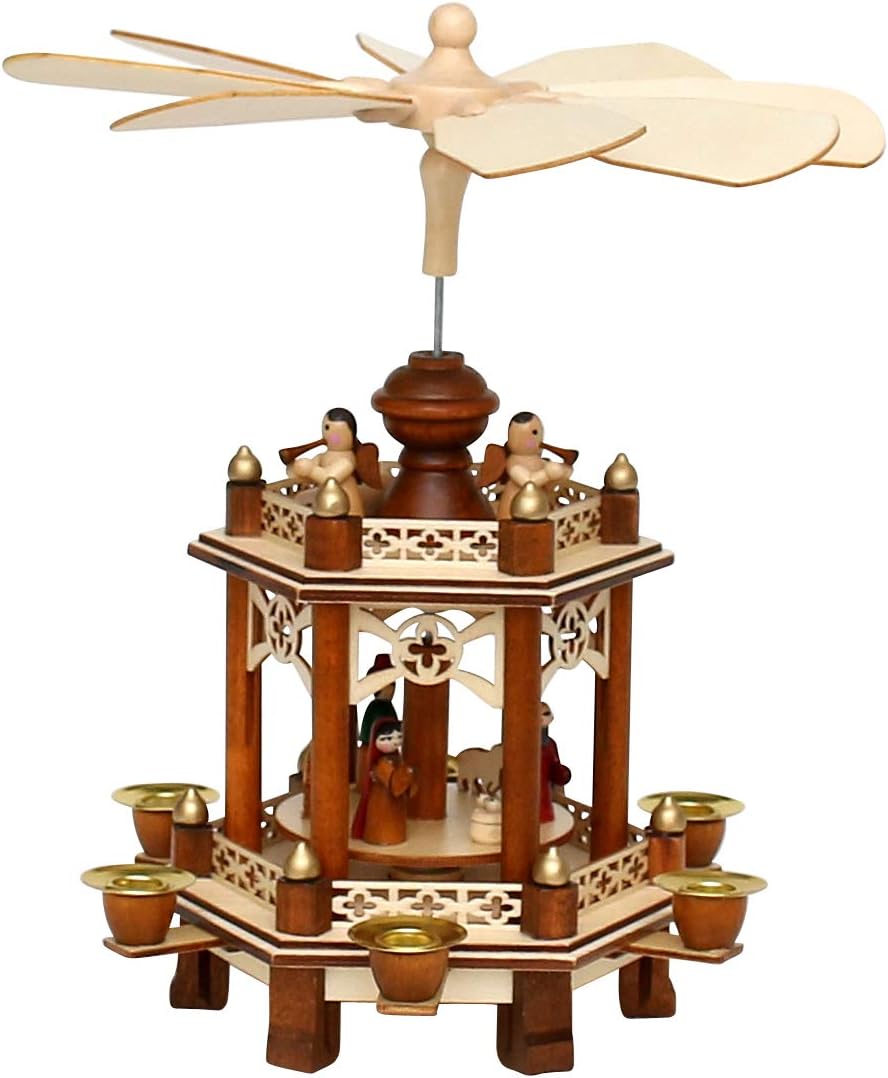 Holzpyramide - Heilige Familie, 2 Etagen