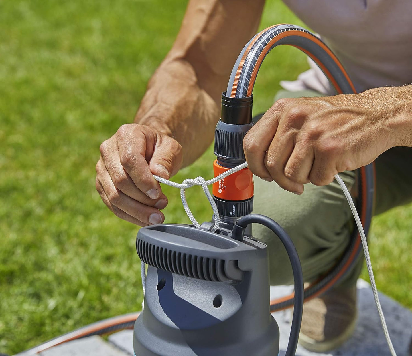Tauch-Druckpumpe, bis zu 5.900 l/h mit Automatik