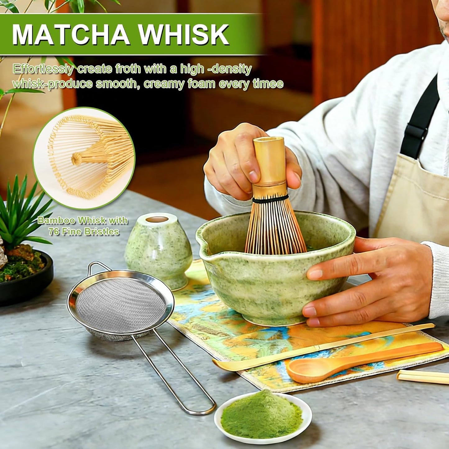 Matcha Teezeremonie-Set (7-teilig)