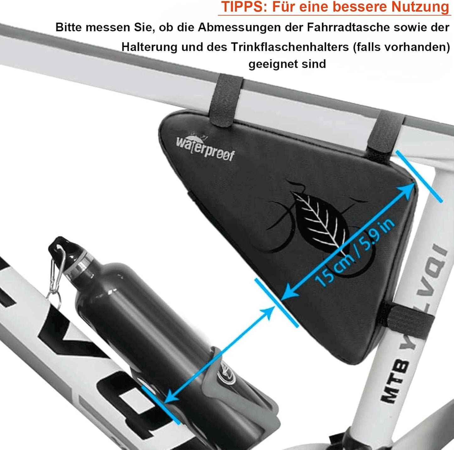 Velo-Rahmentasche, Fahrradrahmentasche