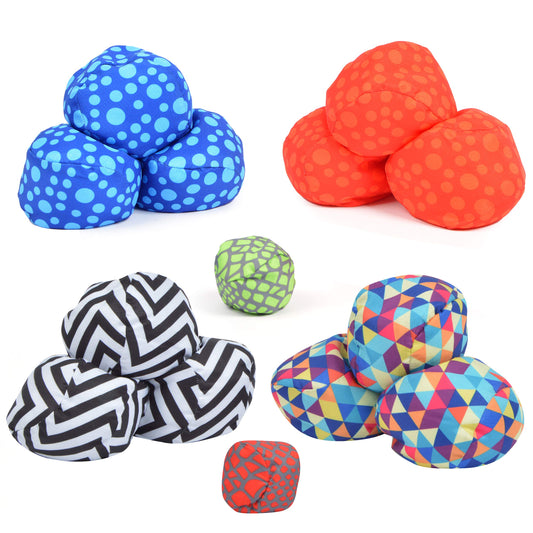 Extrem Boule Set für Outdoor Spiele 2er Set, Family Pack - Dots + Ziczac